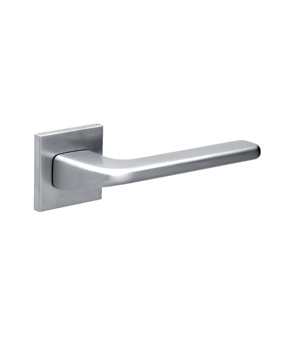 Manilla de puerta cromo satinado DIVO herraje de diseño