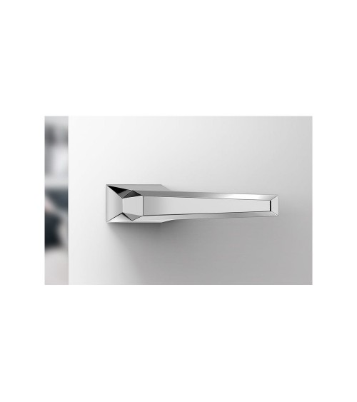 Tirador de puerta cromada pulida Prisme tirador de diseño