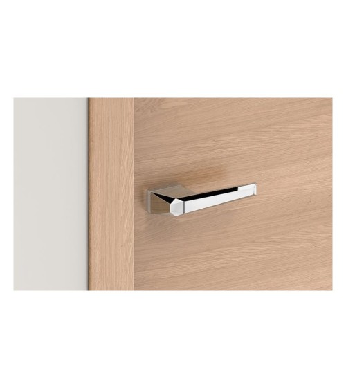 Tirador de puerta cromada pulida Prisme tirador de diseño