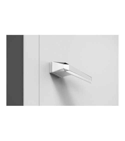 Tirador de puerta cromada pulida Prisme tirador de diseño