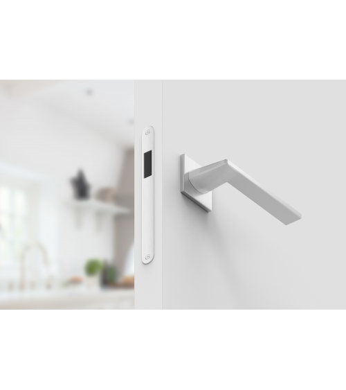 Manilla de puerta cromo satinado Harmony manilla de diseño