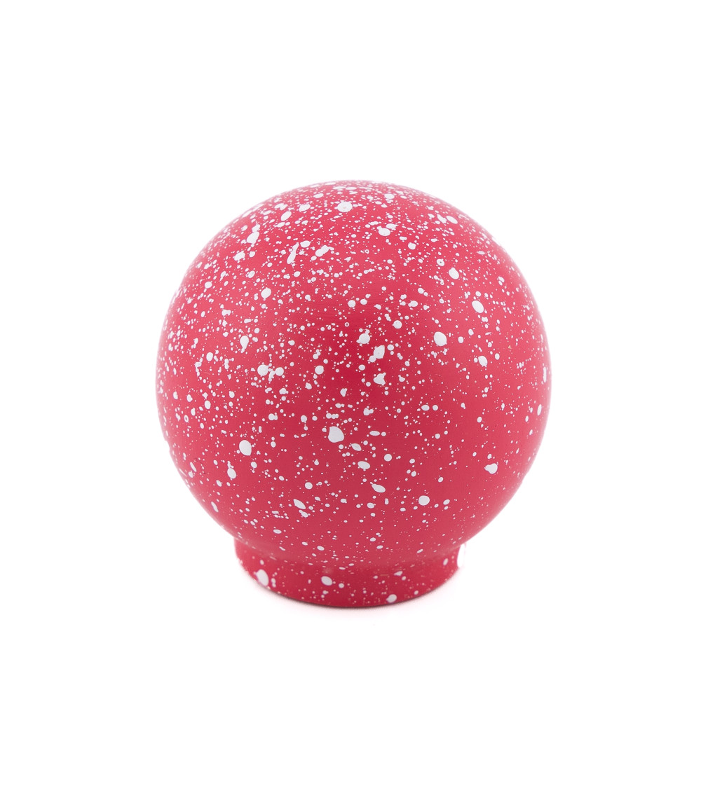 Botón de mueble de madera de haya rosa oscuro/blanco Mezcla tirador de diseño