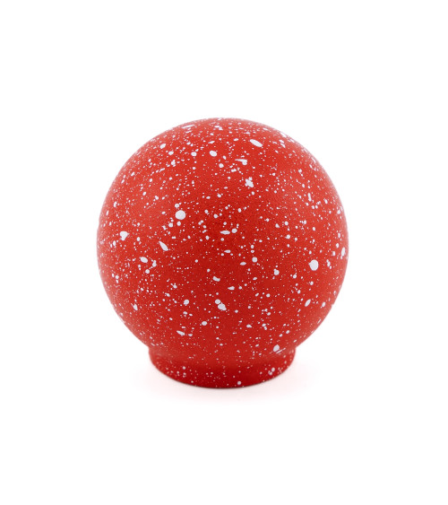 Botón de mueble de madera de haya rojo/blanco Mezcla tirador de diseño
