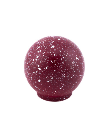 Botón de mueble de madera de haya rojo vino/blanco Mezcla tirador de diseño