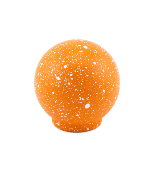 Botón de mueble de madera de haya naranja/blanco Mezcla tirador de diseño