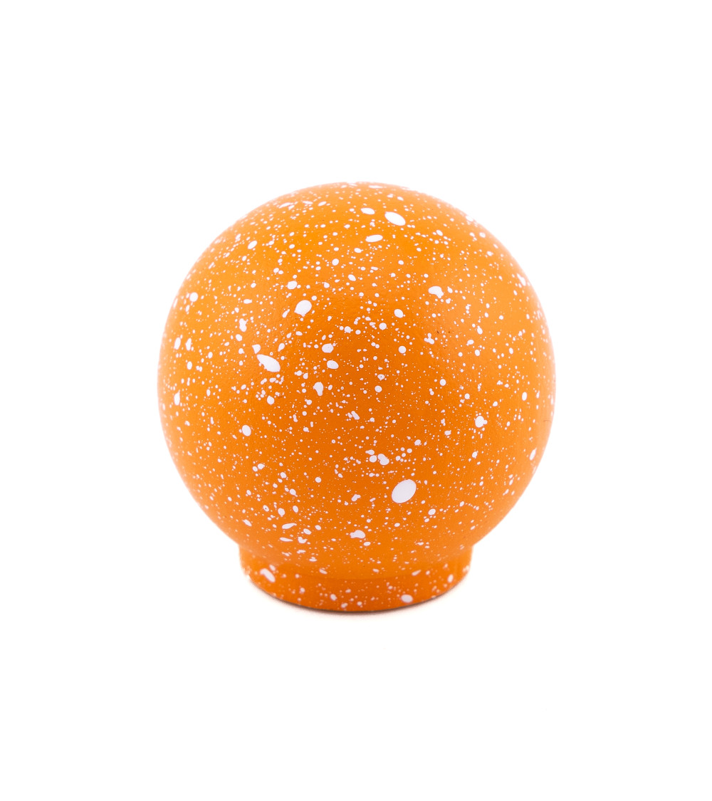 Botón de mueble de madera de haya naranja/blanco Mezcla tirador de diseño