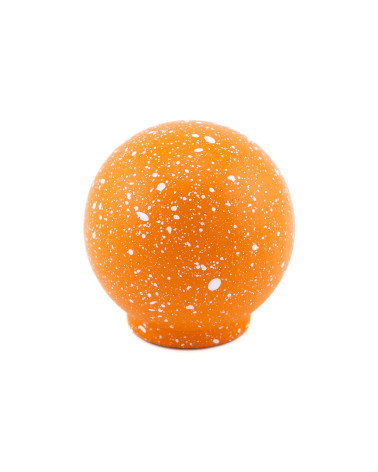 Botón de mueble de madera de haya naranja/blanco Mezcla tirador de diseño