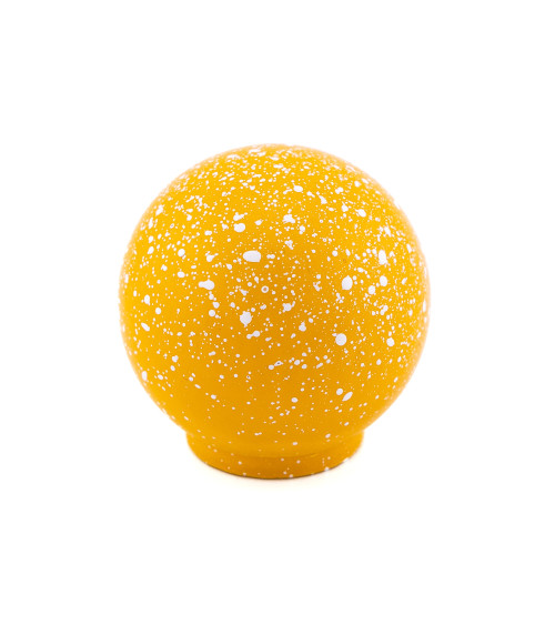 Botón de mueble de madera de haya amarillo/blanco Mezcla tirador de diseño