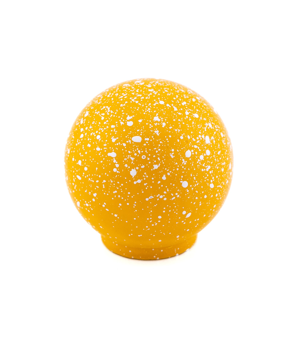 Botón de mueble de madera de haya amarillo/blanco Mezcla tirador de diseño