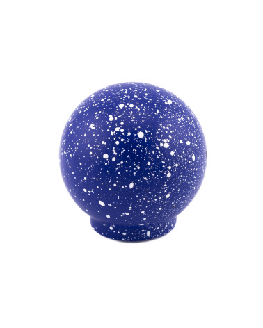 Botón de mueble de madera de haya Azul oscuro/blanco Mezcla tirador de diseño