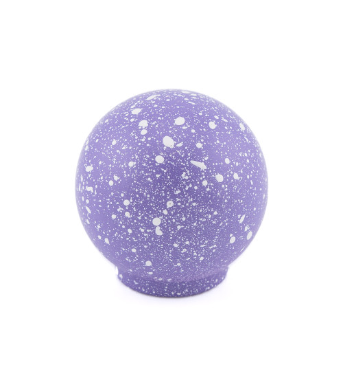 Botón de mueble de madera de haya lavanda/blanco Mezcla tirador de diseño