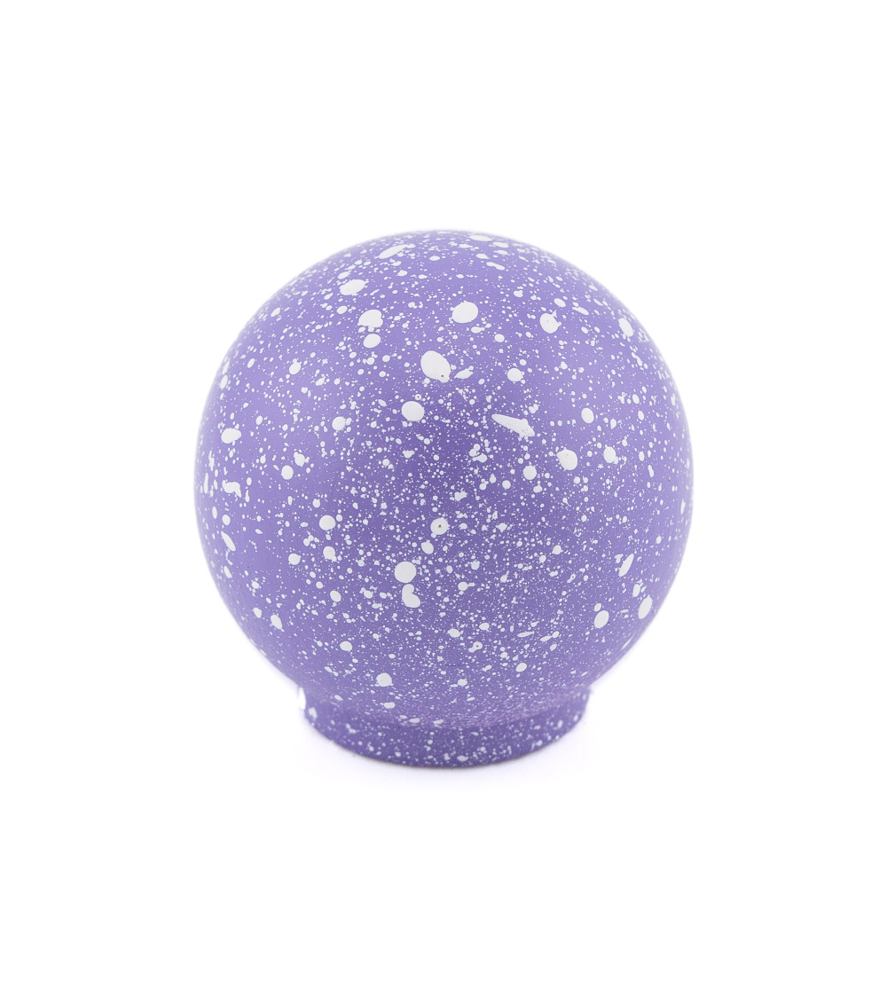 Botón de mueble de madera de haya lavanda/blanco Mezcla tirador de diseño