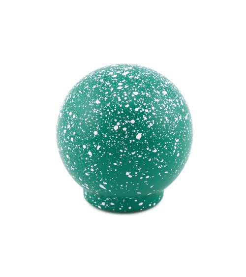Botón de mueble de madera de haya verde/blanco Mezcla tirador de diseño