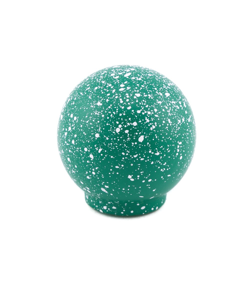 Botón de mueble de madera de haya verde/blanco Mezcla tirador de diseño