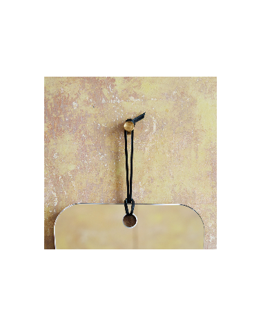 Percha de pared de latón Ina S