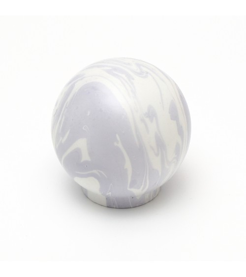 Botón de mueble de madera de haya lavanda - tirador de diseño