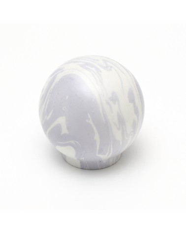 Botón de mueble de madera de haya lavanda - tirador de diseño