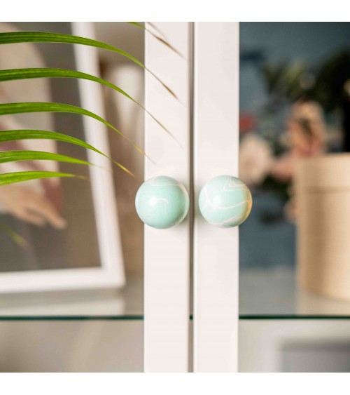 Botón de mueble en madera de Haya Aqua - tirador de diseño