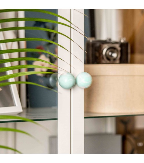Botón de mueble en madera de Haya Aqua - tirador de diseño