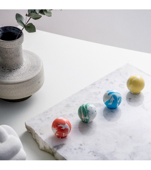 Botón de mueble en madera de Haya Rojo cereza - tirador de diseño