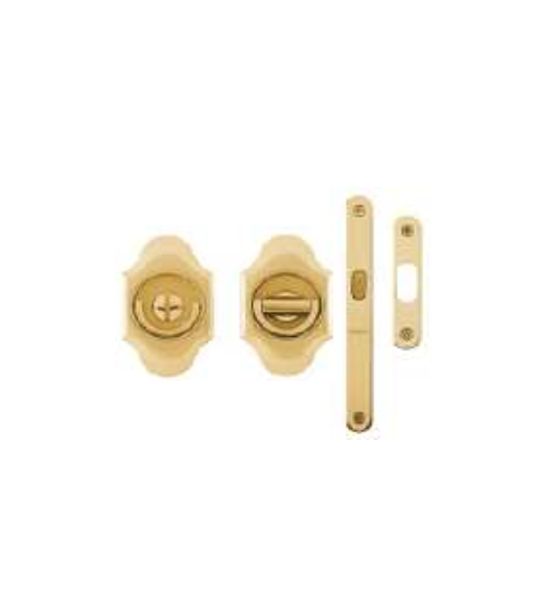 Kit de tiradores empotrados para puerta corredera MANDELLI 1018TLN/S con cerradura