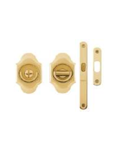 Kit de tiradores empotrados para puerta corredera MANDELLI 1018TLN/S con cerradura