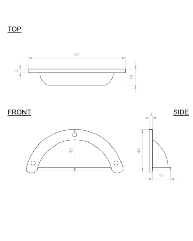 Copia del tirador de mueble en carcasa P47