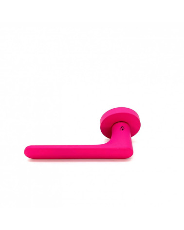 Tirador de puerta de color Rosa Frambuesa - Moon One Ronde