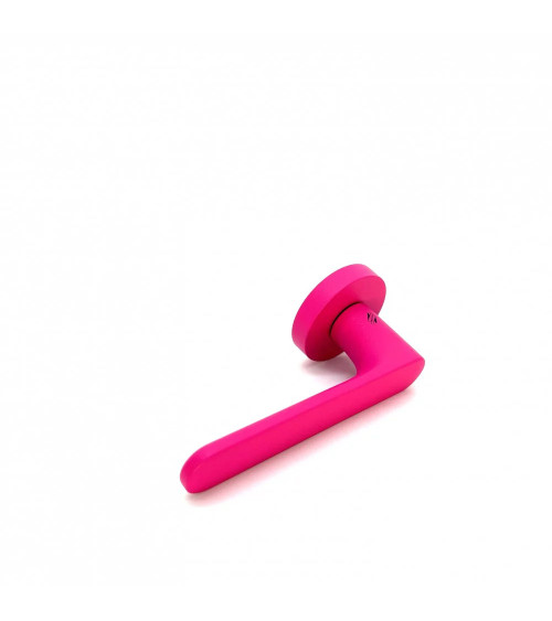 Tirador de puerta de color Rosa Frambuesa - Moon One Ronde