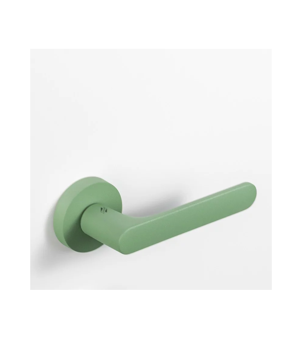 Tirador de puerta de color VERDE guisante - Moon One Ronde