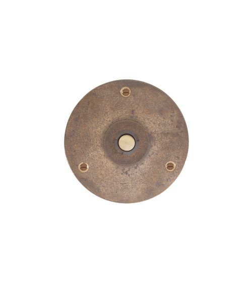 Timbre redondo Dauby Pure en bronce - botón de timbre 90RO