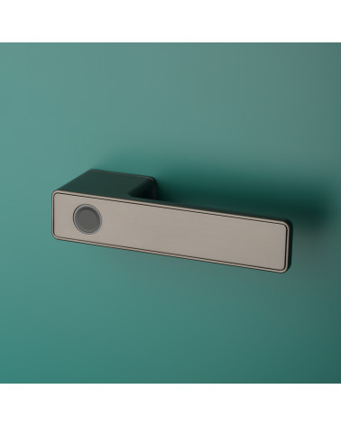 Tirador de puerta electrónico moderno MAHONIA tirador de diseño montado en una puerta