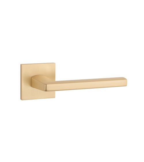 Manija de puerta oro mate PYROLA ferretería decorativa