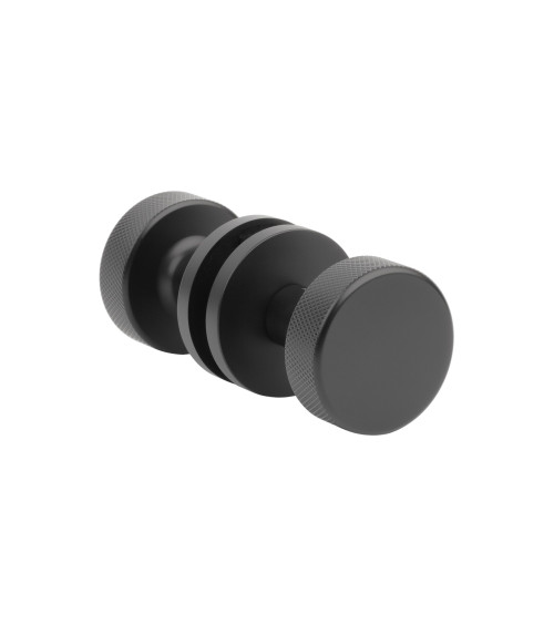 Botón de puerta negro TUJA tirador de diseño