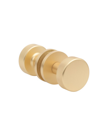 Bouton de puerta dorado mate TUJA tirador de diseño doble cara