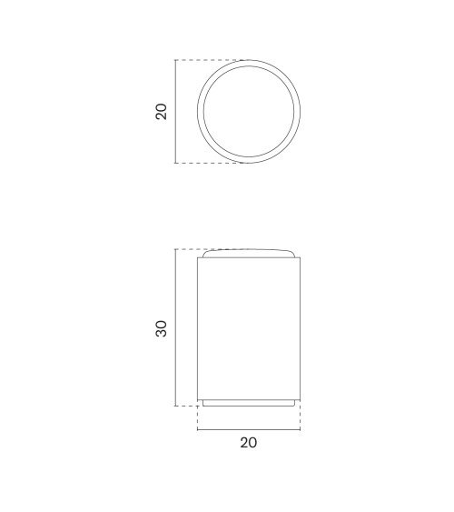 Botón de mueble negro AS 1060 tirador de diseño