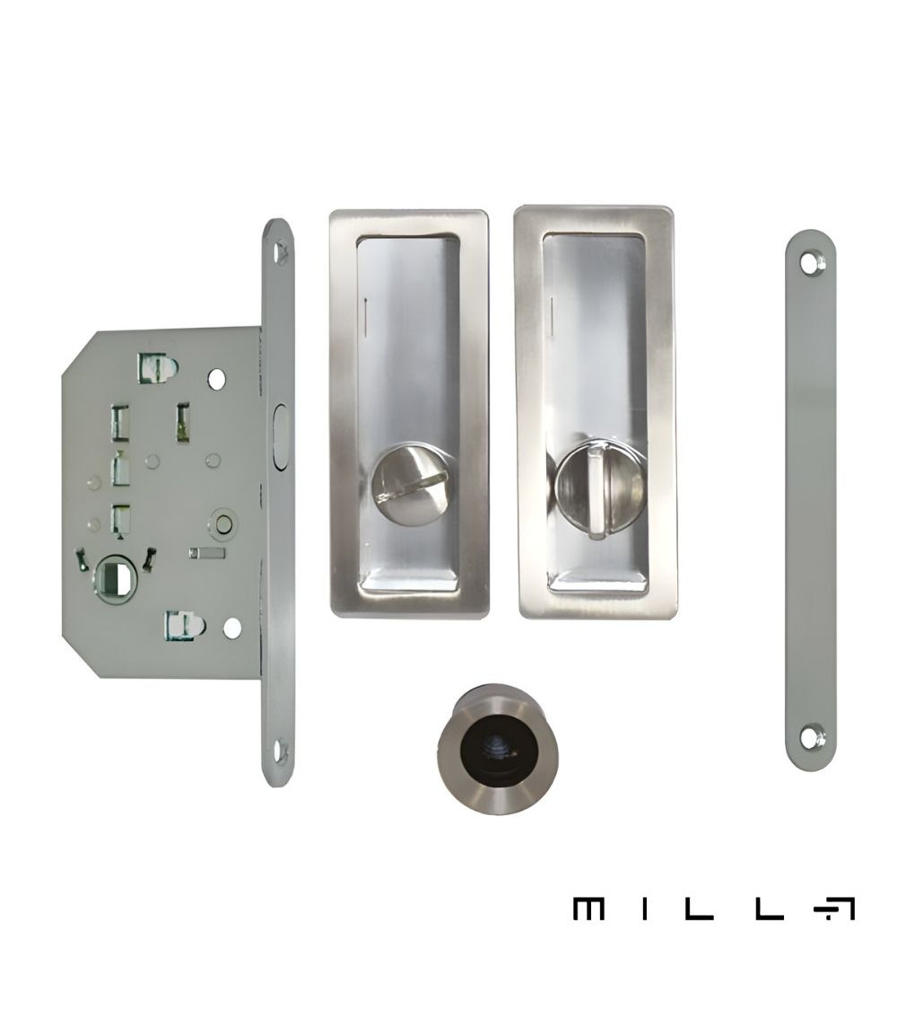 Kit manilla cuvette con condena acero inoxidable herrajes de diseño