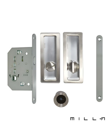 Kit manilla cuvette con condena acero inoxidable herrajes de diseño