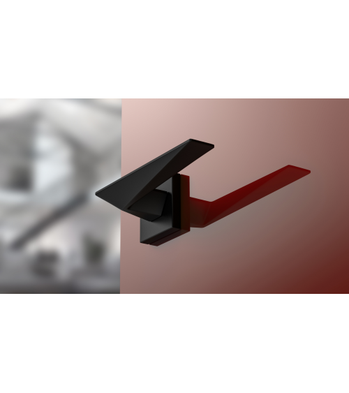 Maneta de puerta de zamak Blade diseño