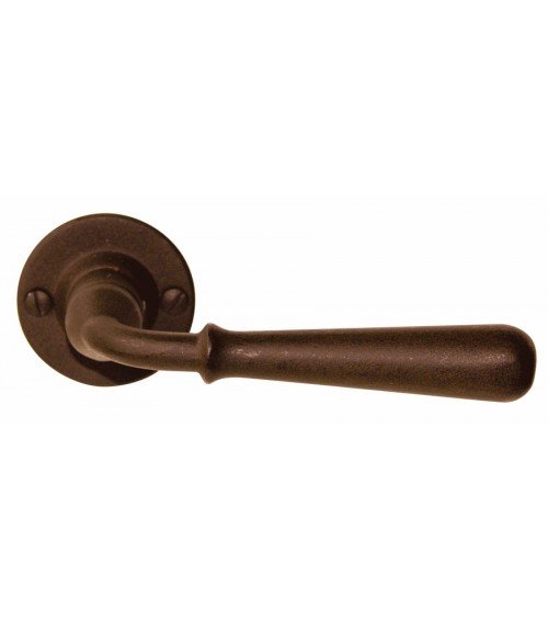 Manilla de puerta color negro HINON redonda - manilla de diseño