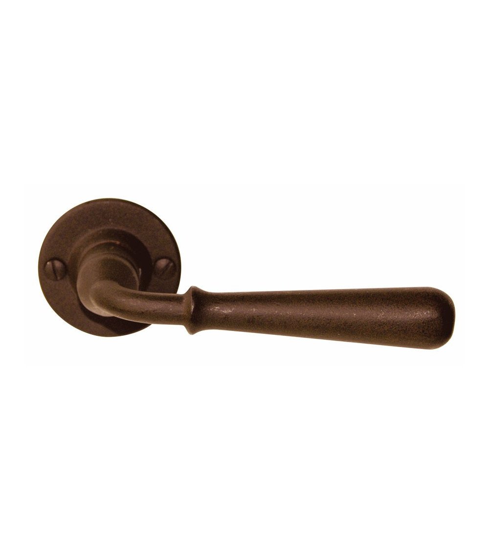Manilla de puerta color negro HINON redonda - manilla de diseño