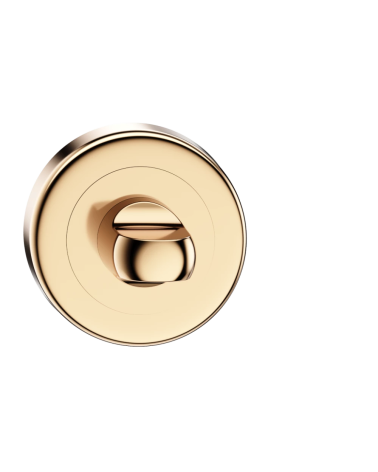Escudo de puerta con bloqueo wc oro pulido CO R OB tirador de diseño