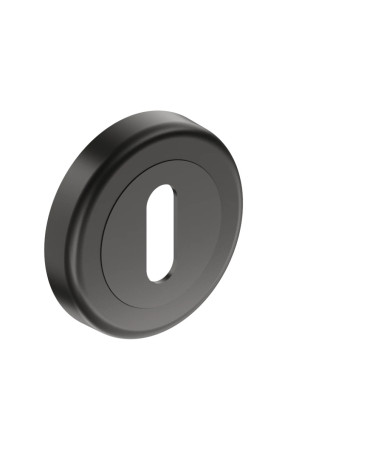 Escudo de puerta llave L negro CO R OB tirador de diseño