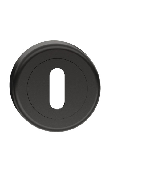 Escudo de puerta llave L negro CO R OB tirador de diseño