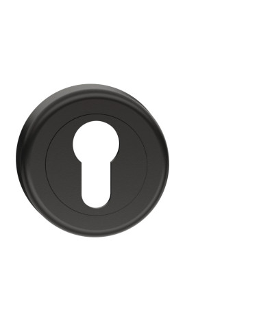 Escudo de puerta llave i negro CO R OB tirador de diseño