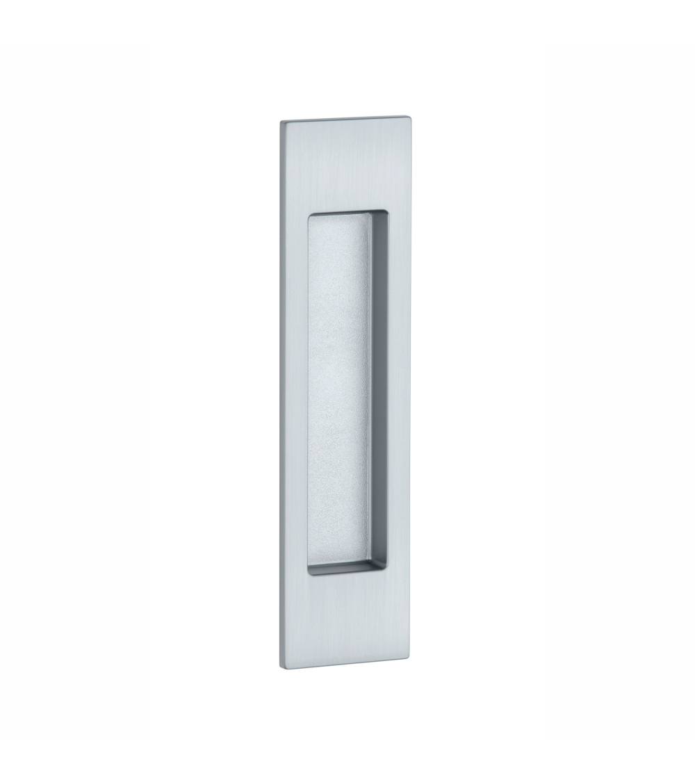 Tirador de puerta corredera cromo satinado APRILE 7039 ferretería diseño