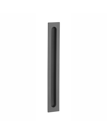Tirador de puerta corredera negro/cuero APRILE HD 239 diseño