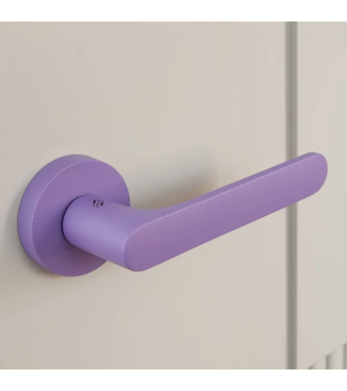Tirador de puerta de color violeta - Moon One Ronde