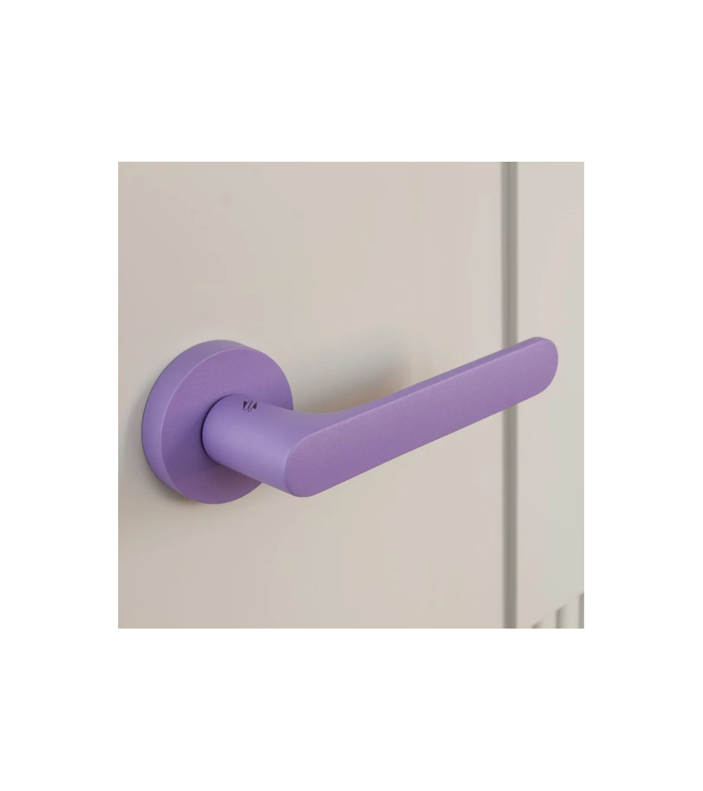 Tirador de puerta de color violeta - Moon One Ronde