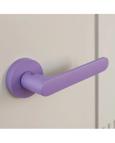 Tirador de puerta de color violeta - Moon One Ronde